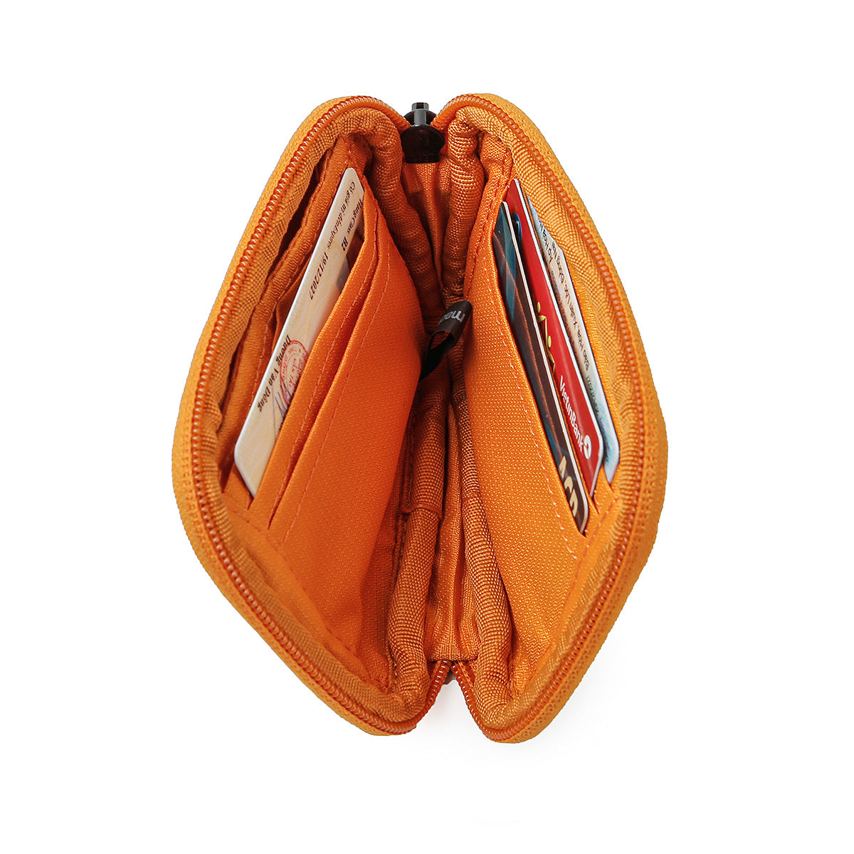 Little Diva Pouch Geldbörse blau Karten offen Kreditkarte