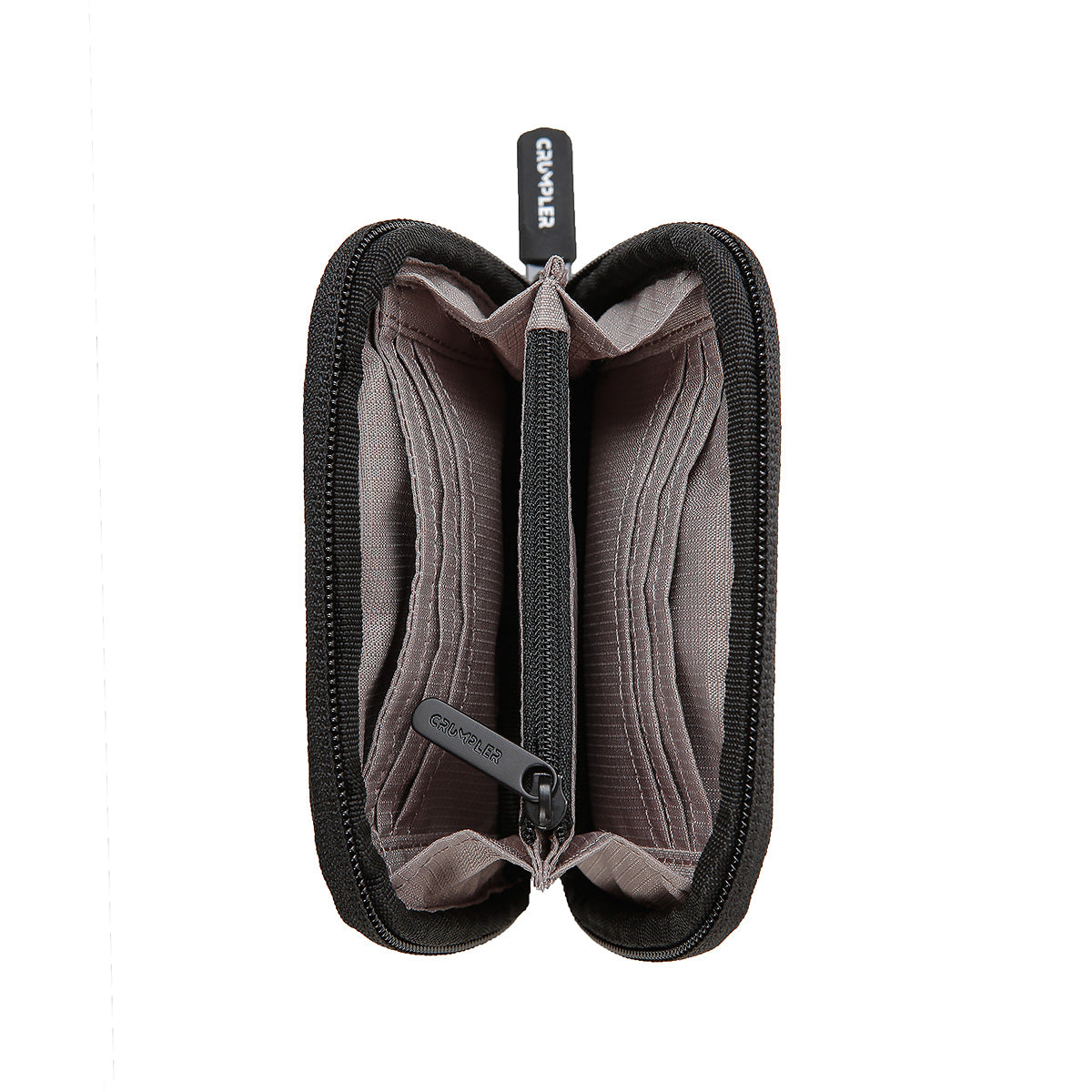 Mr Diva Pouch Geldbörse schwarz offen