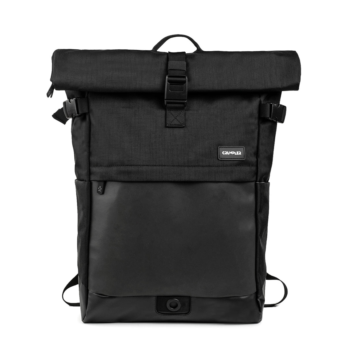 Road Mentor Rolltop Rucksack L Vorderseite schwarz