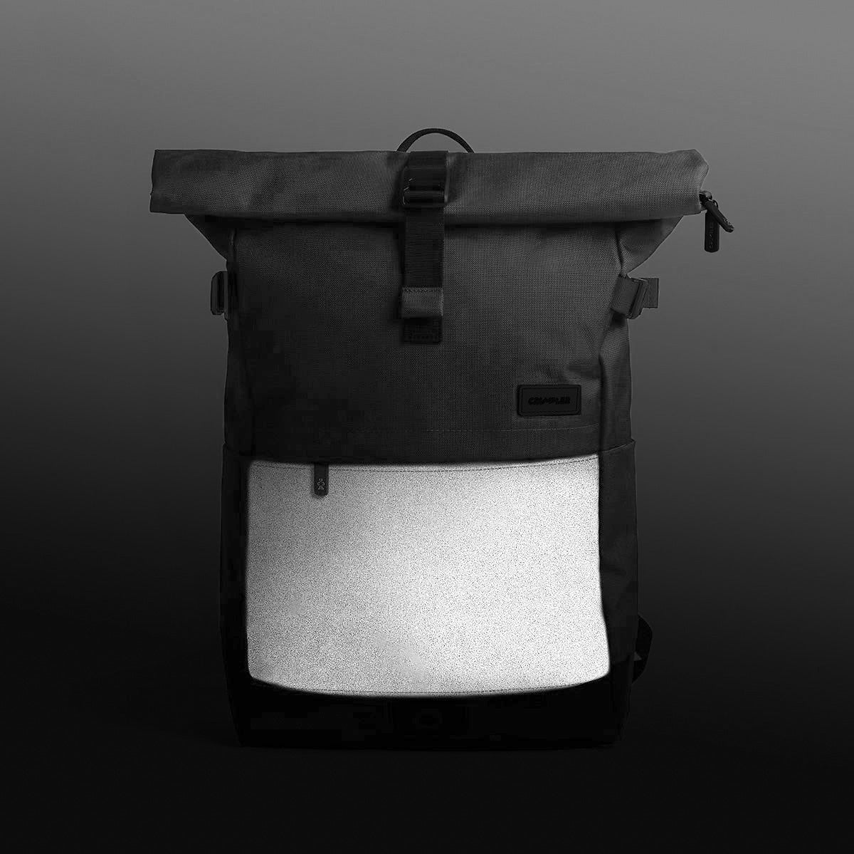 Road Mentor Rolltop Rucksack grau Reflektierend
